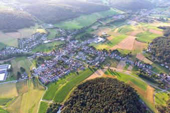 From the southeast in the district Affolterbach in Wald-Michelbach in the state Hesse, Germany