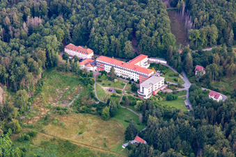 Aerial view of Eleonoren Rehabilitation Clinic in the district Winterkasten in Lindenfels in the state Hesse, Germany
