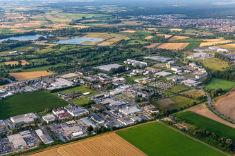 Robert-Bosch-Straße industrial area in Bensheim in the state Hesse, Germany