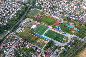 Education and Sports Campus Bürstadt in Bürstadt in the state Hesse, Germany