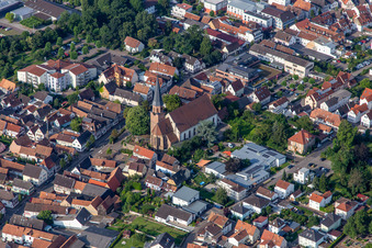 Church of St. Mary's Assumption in Herxheim bei Landau in the state Rhineland-Palatinate, Germany