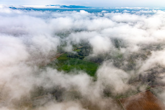 Horbachtal under clouds in Niederhorbach in the state Rhineland-Palatinate, Germany