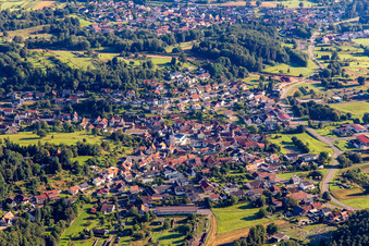 Drone image of District Gossersweiler in Gossersweiler-Stein in the state Rhineland-Palatinate, Germany