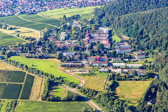 Palatinate Hospital for Psychiatry and Neurology Department of General Psychiatry "Landeck" from the north in Klingenmünster in the state Rhineland-Palatinate, Germany