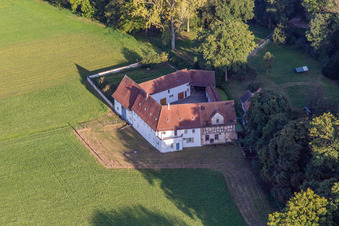 Farmstead at Erlenbach in the district Minderslachen in Kandel in the state Rhineland-Palatinate, Germany