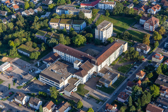 Construction site of the Asklepios Südpfalzkliniken in Kandel in the state Rhineland-Palatinate, Germany