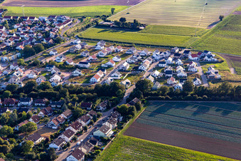 New development area K2 from the east in Kandel in the state Rhineland-Palatinate, Germany