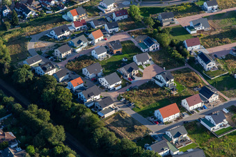 Aerial photograpy of Rose Path in Kandel in the state Rhineland-Palatinate, Germany