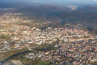 Northern districts in Pirmasens in the state Rhineland-Palatinate, Germany