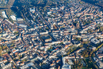 Aerial view of Parade ground from the west in Pirmasens in the state Rhineland-Palatinate, Germany