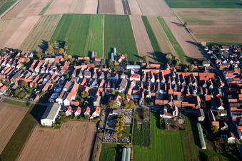 Cemetery in the district Hayna in Herxheim bei Landau in the state Rhineland-Palatinate, Germany