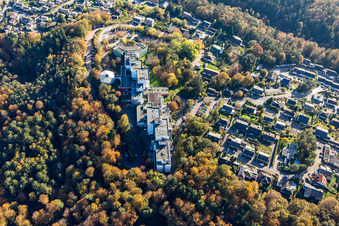 Oblique view of MEDICLIN Bliestal Clinics and MEDICLIN Senior Residence Auf dem Bellem in the district Lautzkirchen in Blieskastel in the state Saarland, Germany