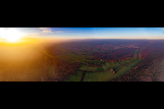 Otterbach lowland on the northern edge of the Bienwald between Minfeld and Kandel in Kandel in the state Rhineland-Palatinate, Germany