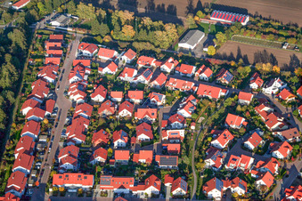 Geschwister-Scholl-Straße in Herxheim bei Landau in the state Rhineland-Palatinate, Germany