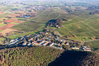 Pfalzklinikum from the west in Klingenmünster in the state Rhineland-Palatinate, Germany