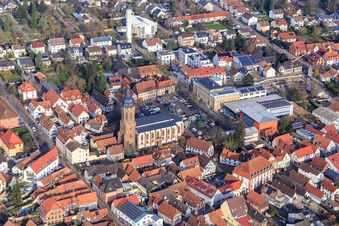 Epiphany Market on the market square in Kandel in the state Rhineland-Palatinate, Germany