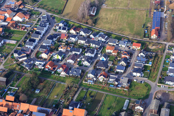 New development in Tabakblatt in Hatzenbühl in the state Rhineland-Palatinate, Germany