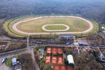 Sand track of the Motorsport Association Herxheim in Herxheim bei Landau in the state Rhineland-Palatinate, Germany