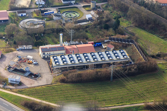 Geothermal power plant Insheim in Insheim in the state Rhineland-Palatinate, Germany