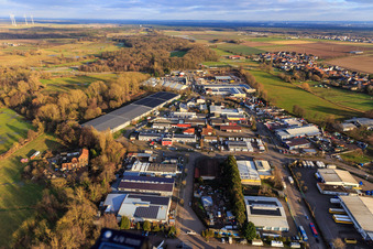 Barthelsmühlring in the district Minderslachen in Kandel in the state Rhineland-Palatinate, Germany