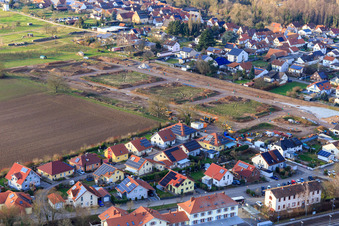 Development of new development area, Bahnhofstraße and Am Bahnhof in Winden in the state Rhineland-Palatinate, Germany