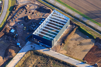 New building in Interpark in Offenbach an der Queich in the state Rhineland-Palatinate, Germany