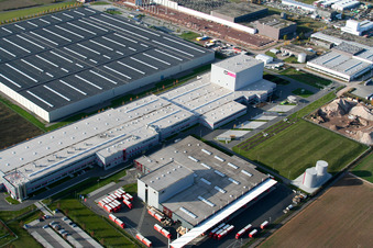 Warehouses and forwarding building Prowell GmbH in Offenbach an der Queich in the state Rhineland-Palatinate, Germany