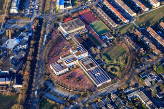 Otto Hahn High School in the district Waldstadt in Karlsruhe in the state Baden-Wuerttemberg, Germany