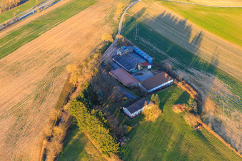 Aussiedlerhof near the B38 in Dörrenbach in the state Rhineland-Palatinate, Germany