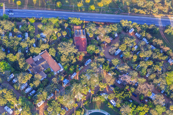Aerial photograpy of Camping Villas Sevilla in Dos Hermanas in the state Seville, Spain