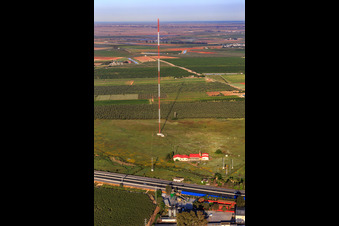Radio transmission tower Centro Emisor RNE AM in Dos Hermanas in the state Seville, Spain