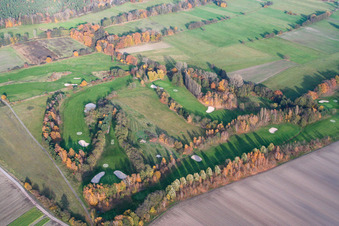 Grounds of the Golf course at Golf-Club Palatinate in the district Geinsheim in Neustadt an der Weinstrasse in the state Rhineland-Palatinate