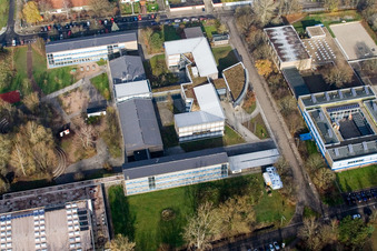 IGS school garden in Kandel in the state Rhineland-Palatinate, Germany