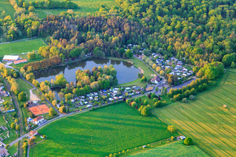 Camping Center de loisirs "les Sapins" by a lake in Keskastel in the state Bas-Rhin, France