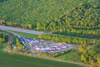 Aire de Keskastel Ouest service area on the A4 motorway in Keskastel in the state Bas-Rhin, France