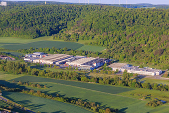 Roto Campus and Roto Frank DST Produktions-GmbH as well as PALUX Aktiengesellschaft in the district Edelfingen in Bad Mergentheim in the state Baden-Wuerttemberg, Germany