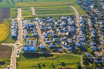 New development area Merkurweg in Weikersheim in the state Baden-Wuerttemberg, Germany