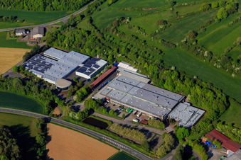 North Industrial Estate with Winkler Design GmbH & Co., ITW Automotive Products GmbH and ITW Automotive Products GmbH - ITW Motion in Röttingen in the state Bavaria, Germany
