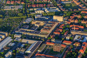 Municipal Hospital in the district Nordweststadt in Karlsruhe in the state Baden-Wuerttemberg, Germany