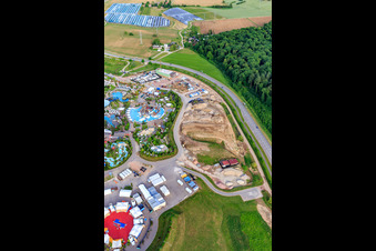 Expansion construction site in the south of Rulantica in Europa-Park Rust in Rust in the state Baden-Wuerttemberg, Germany