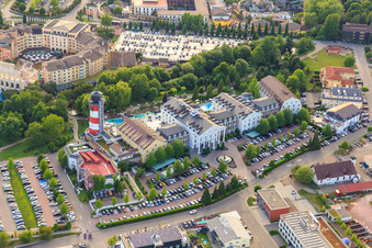 4-star superior adventure hotel "Bell Rock" and Ammolite - The Lighthouse Restaurant in Europa-Park Rust in Rust in the state Baden-Wuerttemberg, Germany