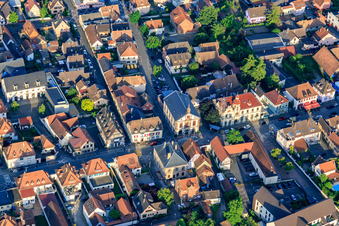 Town hall of Marckolsheim in Marckolsheim in the state Bas-Rhin, France