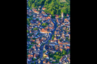 Main Street in Malterdingen in the state Baden-Wuerttemberg, Germany