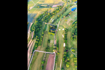 Europa-Park Golf Club Breisgau in the district Tutschfelden in Herbolzheim in the state Baden-Wuerttemberg, Germany from above