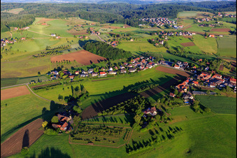 On the bus in the district Ottoschwanden in Freiamt in the state Baden-Wuerttemberg, Germany