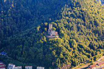 Kastelburg ruins in Waldkirch in the state Baden-Wuerttemberg, Germany