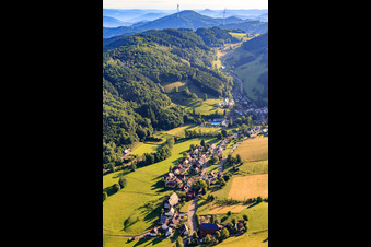 Oberprechtal and Prinzbachhof districts in the district Dorf in Elzach in the state Baden-Wuerttemberg, Germany