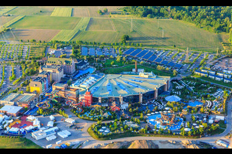Rulantica from the south in Europa-Park Rust in Rust in the state Baden-Wuerttemberg, Germany