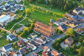 Church of St. Leopold in Mahlberg in the state Baden-Wuerttemberg, Germany