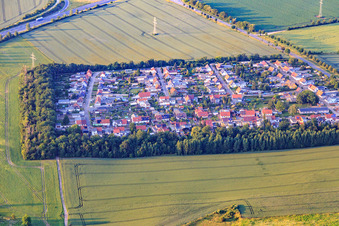 Karl-Liebknecht-Straße settlement in Aschersleben in the state Saxony-Anhalt, Germany